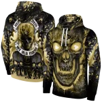 colorado buffaloes demonic skull gold black hoodie best selling