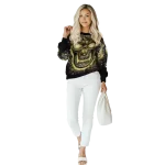 colorado buffaloes demonic skull gold black hoodie best selling