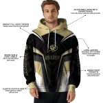 colorado buffaloes futuristic pattern gold black hoodie best selling