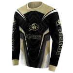 colorado buffaloes futuristic pattern gold black hoodie best selling