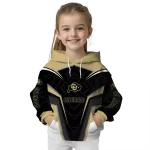 colorado buffaloes futuristic pattern gold black hoodie best selling