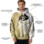 colorado buffaloes graphic punisher gold white hoodie best selling