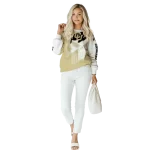 colorado buffaloes graphic punisher gold white hoodie best selling