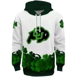 colorado buffaloes lucky motif white green hoodie best selling
