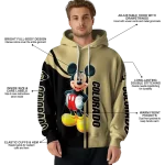 colorado buffaloes mickey mouse gold black hoodie best selling