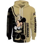 colorado buffaloes minnie mouse gold hoodie best selling