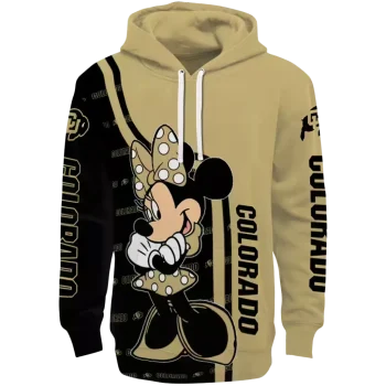 colorado buffaloes minnie mouse gold hoodie best selling
