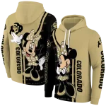 colorado buffaloes minnie mouse gold hoodie best selling