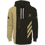 colorado buffaloes monogram pattern gold hoodie best selling