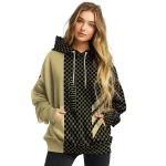colorado buffaloes monogram pattern gold hoodie best selling