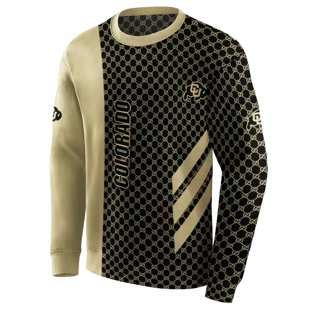 colorado buffaloes monogram pattern gold hoodie new arrival colorado buffaloes monogram pattern gold hoodie new arrival