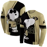 colorado buffaloes playful snoopy gold hoodie best selling