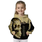 colorado buffaloes skull motif gold black hoodie best selling
