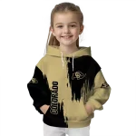 colorado buffaloes splatter effect gold hoodie best selling