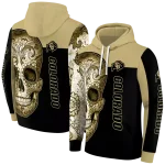 colorado buffaloes sugar skull gold black hoodie best selling
