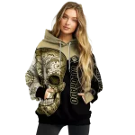 colorado buffaloes sugar skull gold black hoodie best selling