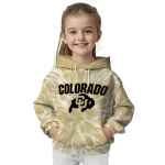 colorado buffaloes tie dye pattern gold hoodie best selling