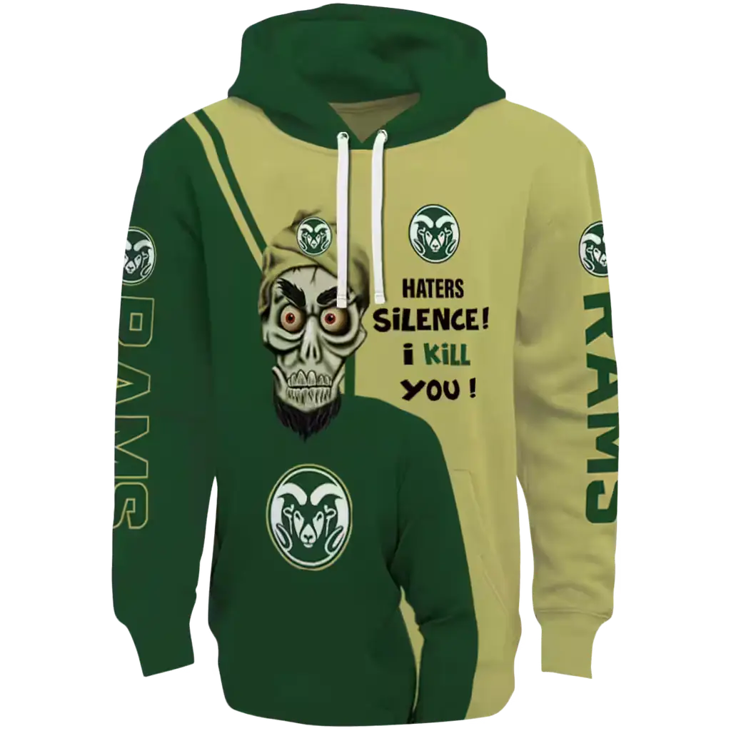 colorado state rams achmed skull green hoodie best selling colorado state rams achmed skull green hoodie best selling