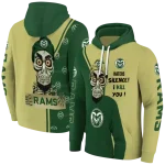 colorado state rams achmed skull green hoodie best selling
