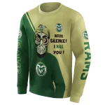 colorado state rams achmed skull green hoodie best selling