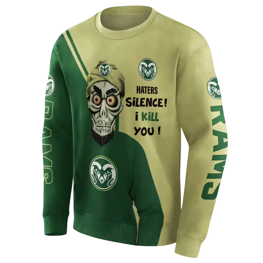 colorado state rams achmed skull green hoodie new arrival colorado state rams achmed skull green hoodie new arrival