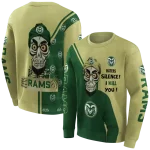 colorado state rams achmed skull green hoodie best selling