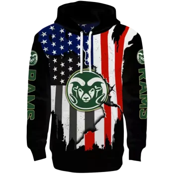 colorado state rams american pride black hoodie best selling