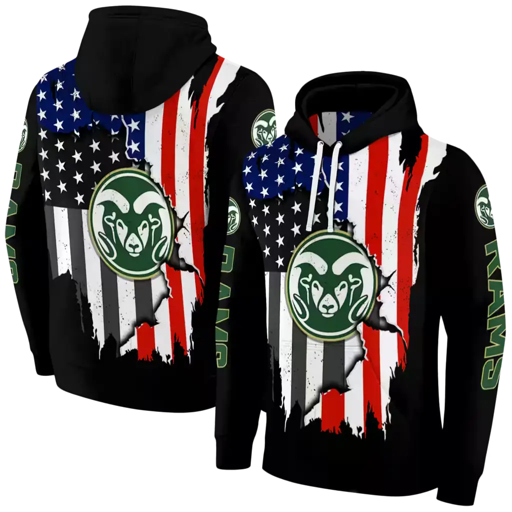 colorado state rams american pride black hoodie fashion forward colorado state rams american pride black hoodie fashion forward