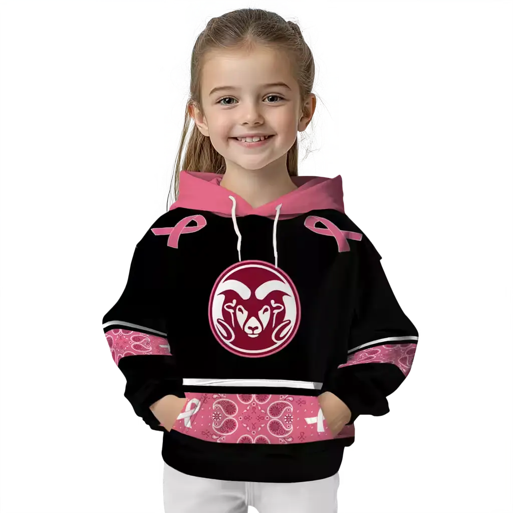 colorado state rams awareness ribbon black pink hoodie top rated colorado state rams awareness ribbon black pink hoodie top rated