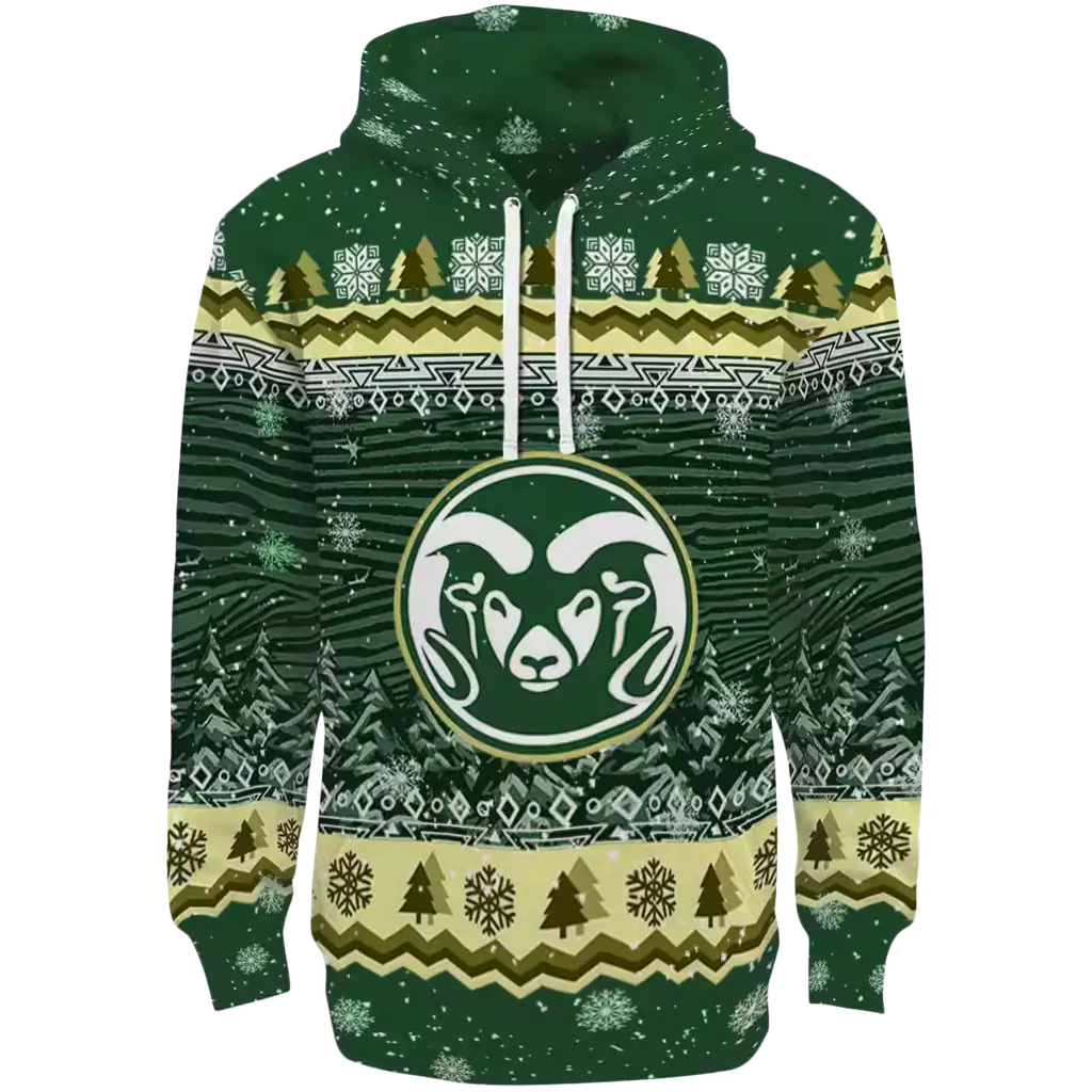 colorado state rams christmas trees green hoodie best selling colorado state rams christmas trees green hoodie best selling