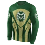 colorado state rams concentric lines green black hoodie best selling