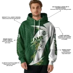 colorado state rams dynamic slash green white hoodie best selling