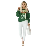 colorado state rams football heartbeat green hoodie best selling
