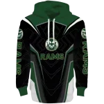 colorado state rams futuristic pattern green black hoodie best selling