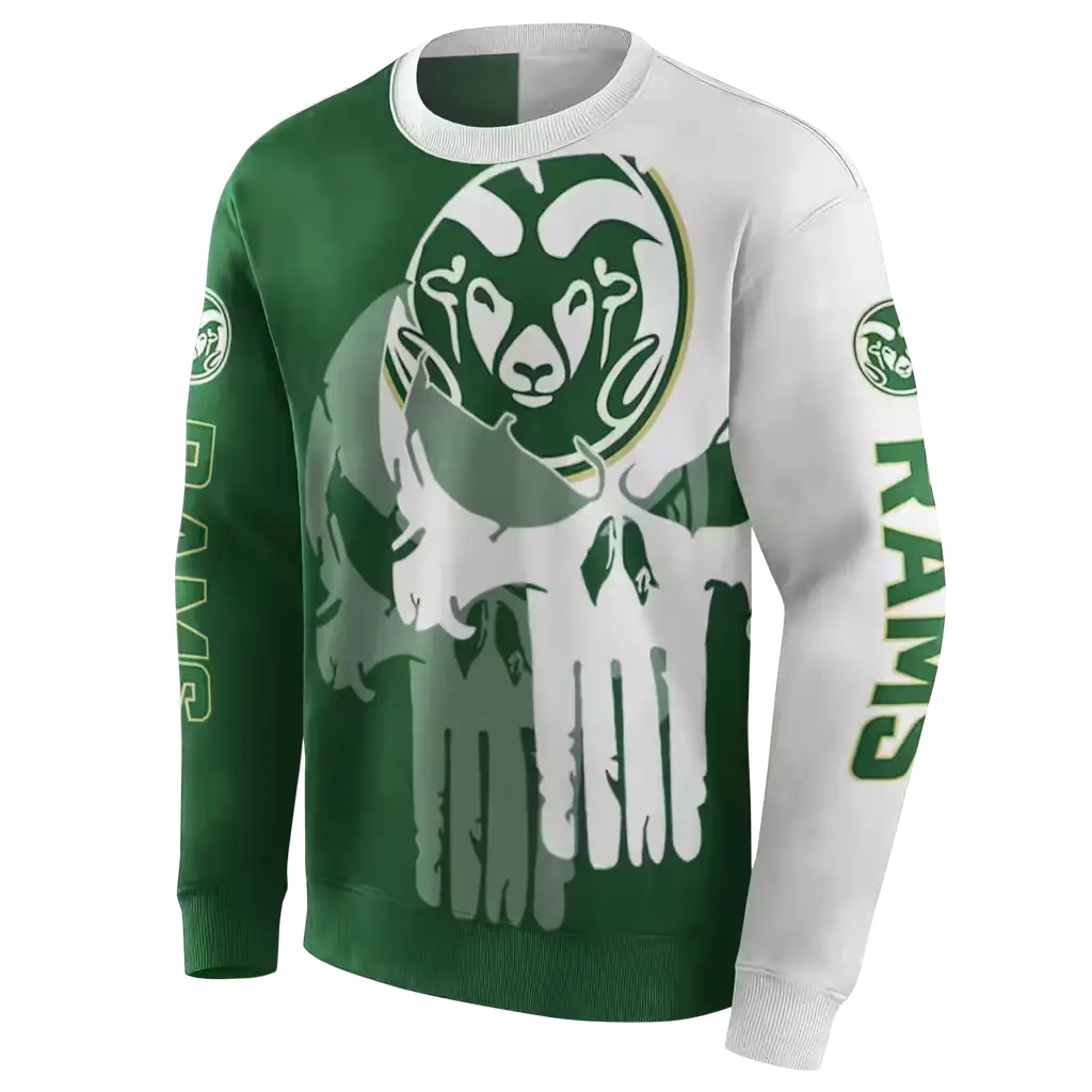 colorado state rams graphic punisher green white hoodie new arrival colorado state rams graphic punisher green white hoodie new arrival