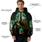 colorado state rams halloween vibes green black hoodie best selling
