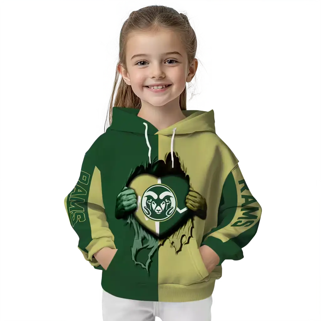 colorado state rams heartbeat graphic green hoodie top rated colorado state rams heartbeat graphic green hoodie top rated