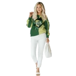 colorado state rams heartbeat graphic green hoodie best selling