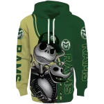 colorado state rams jack skellington green hoodie best selling