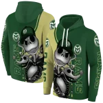 colorado state rams jack skellington green hoodie best selling