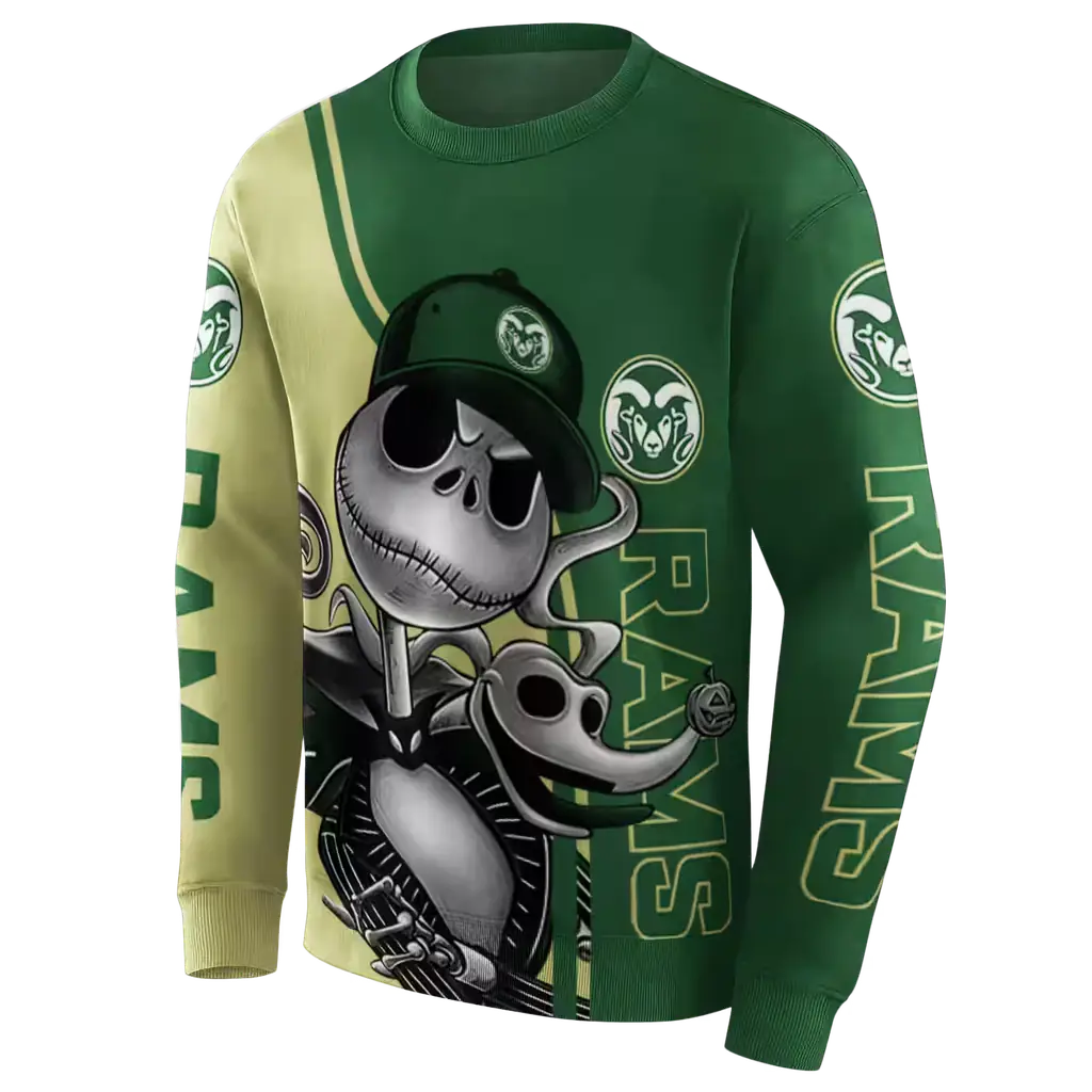 colorado state rams jack skellington green hoodie new arrival colorado state rams jack skellington green hoodie new arrival