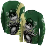 colorado state rams jack skellington green hoodie best selling