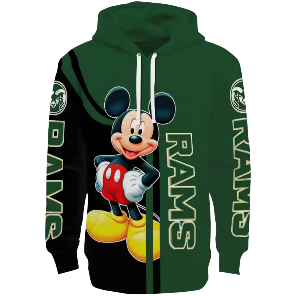 colorado state rams mickey mouse green black hoodie best selling colorado state rams mickey mouse green black hoodie best selling