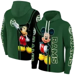 colorado state rams mickey mouse green black hoodie best selling