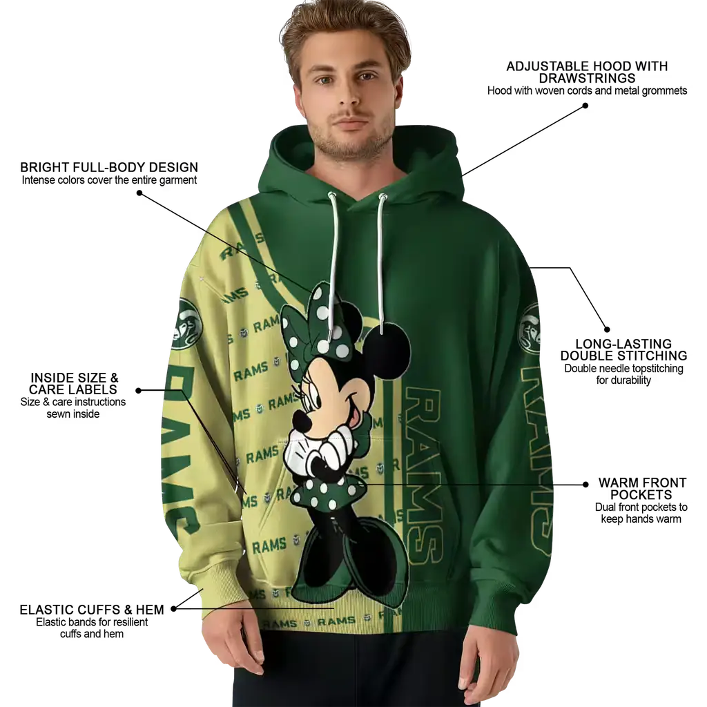 colorado state rams minnie mouse green hoodie latest model colorado state rams minnie mouse green hoodie latest model