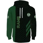colorado state rams monogram pattern green hoodie best selling