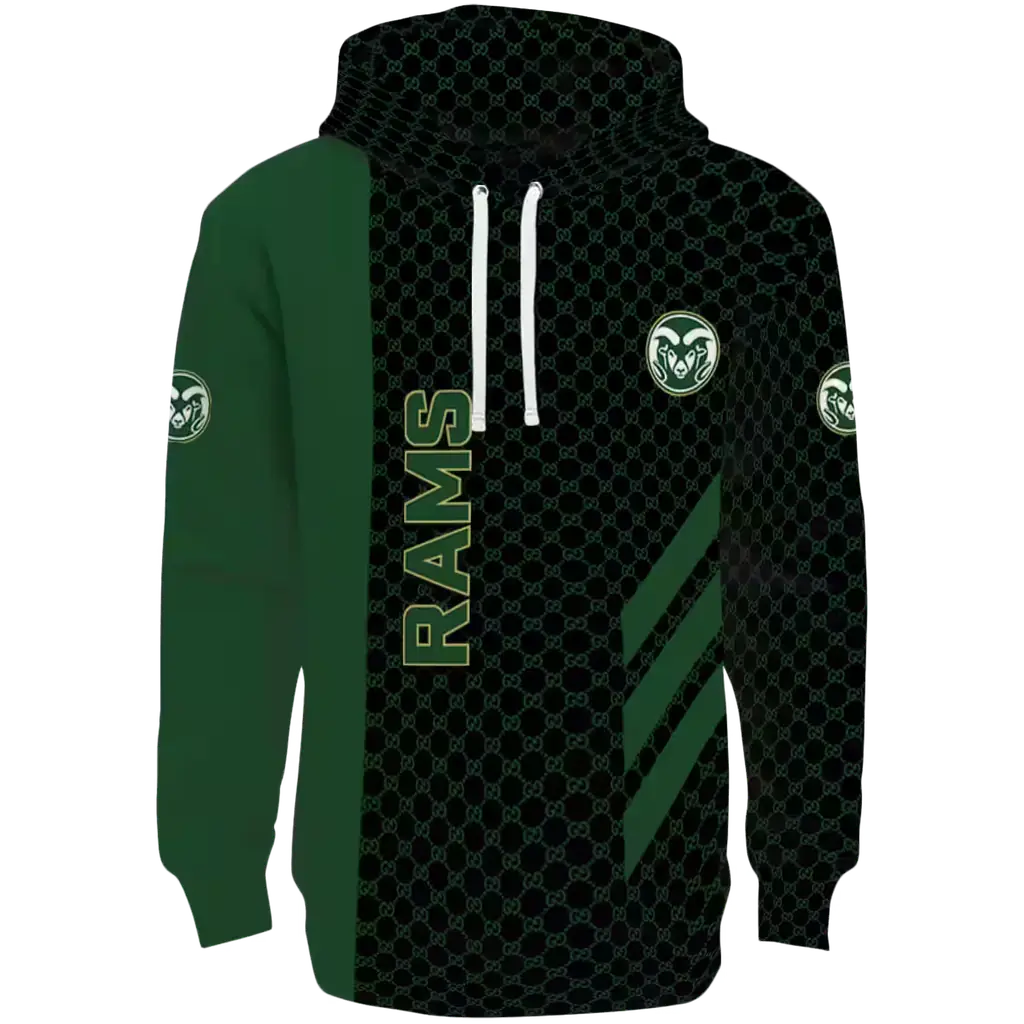 colorado state rams monogram pattern green hoodie best selling colorado state rams monogram pattern green hoodie best selling
