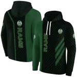 colorado state rams monogram pattern green hoodie best selling