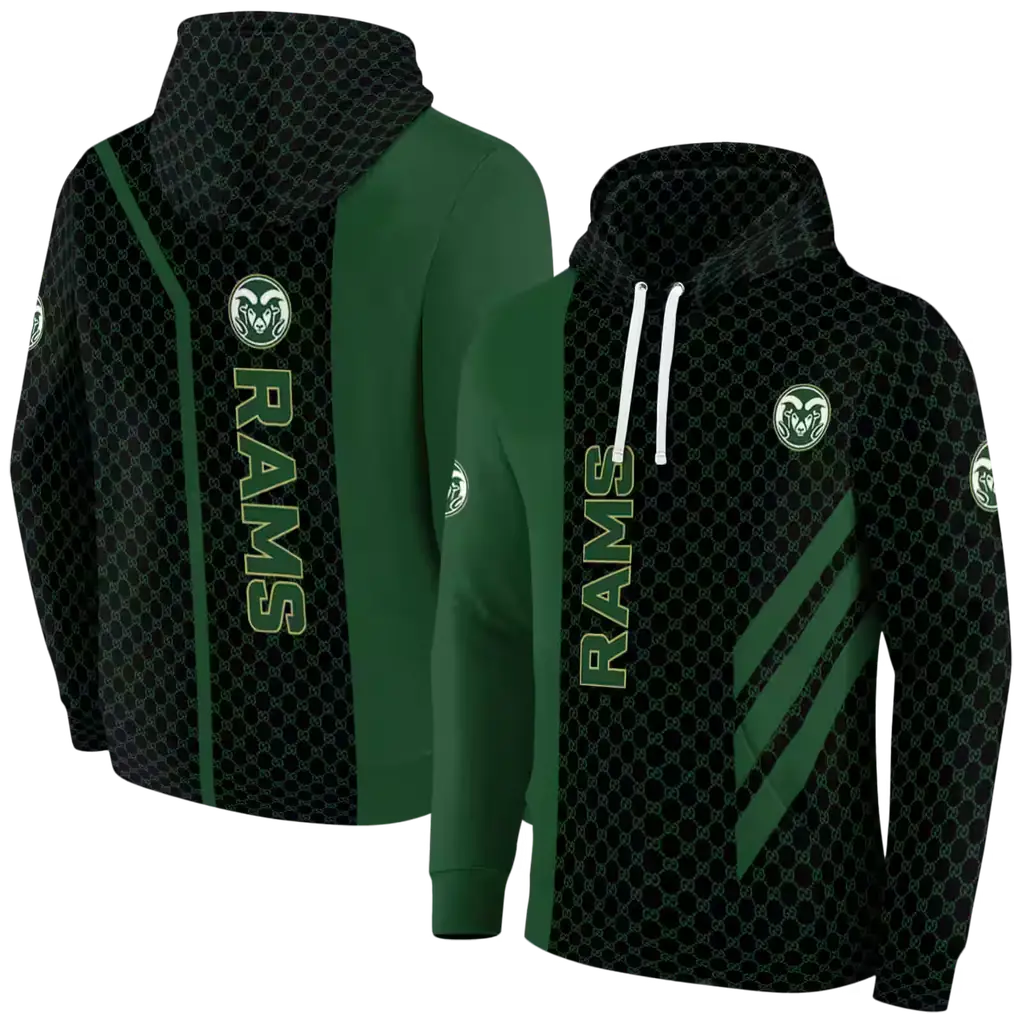 colorado state rams monogram pattern green hoodie fashion forward colorado state rams monogram pattern green hoodie fashion forward