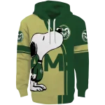 colorado state rams playful snoopy green hoodie best selling